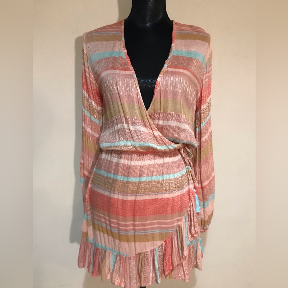 VINTAGE BLUE ISLAND MINI DRESS